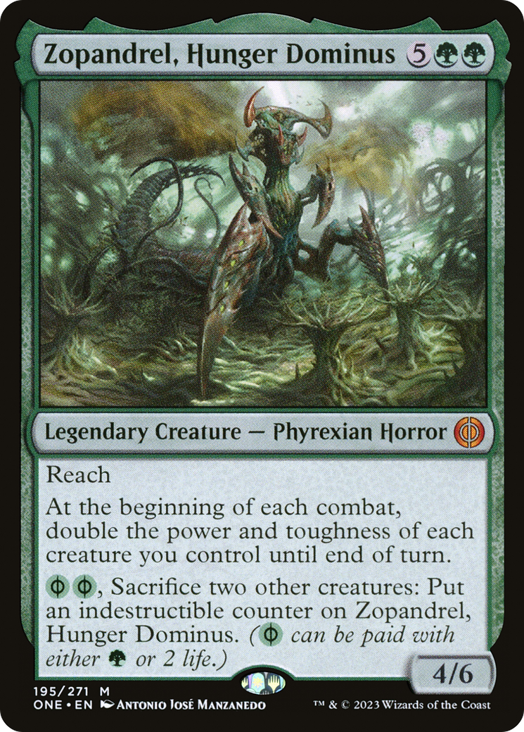 Zopandrel, Hunger Dominus | Phyrexia: All Will Be One #195