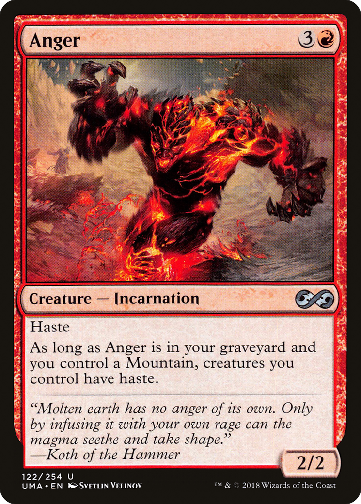 Anger | Ultimate Masters #122 [foil]